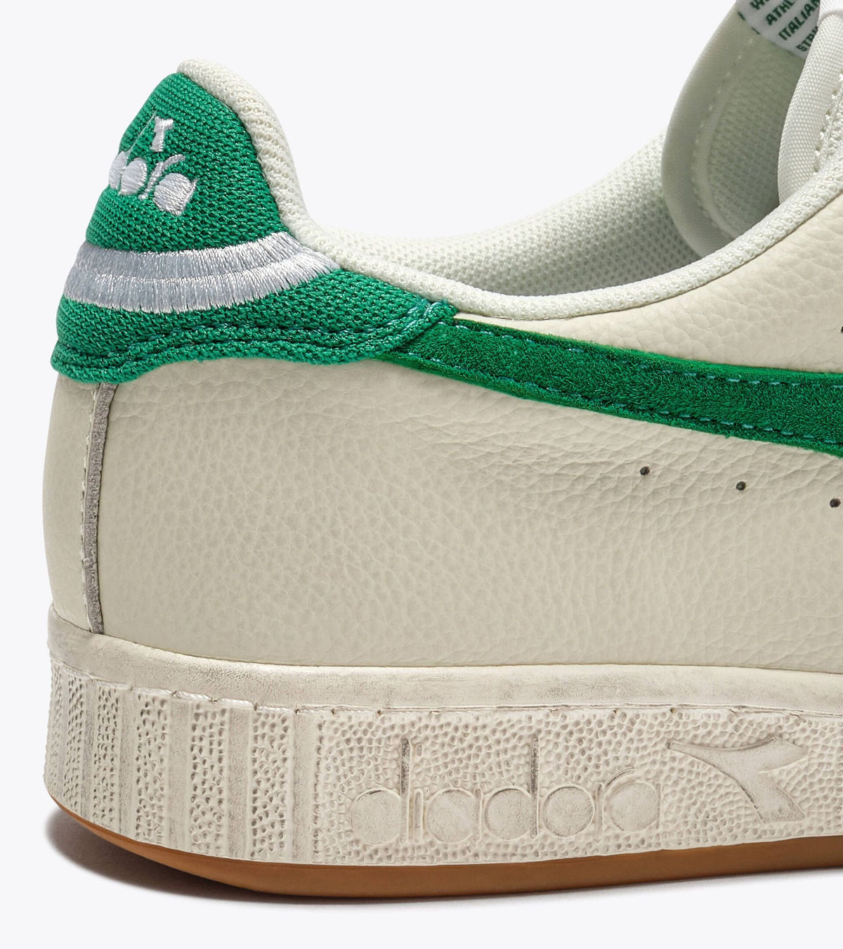 Diadora Game Low Jersey Waxed White /Deep Mint