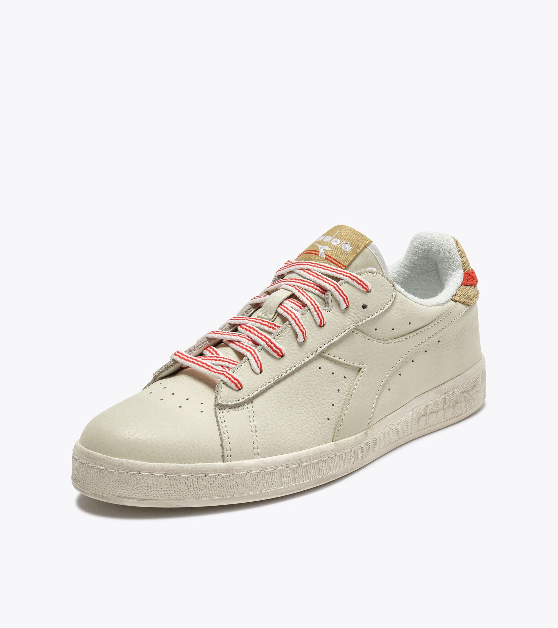 Diadora Game Low Tumble Waxed White/Mojave Desert