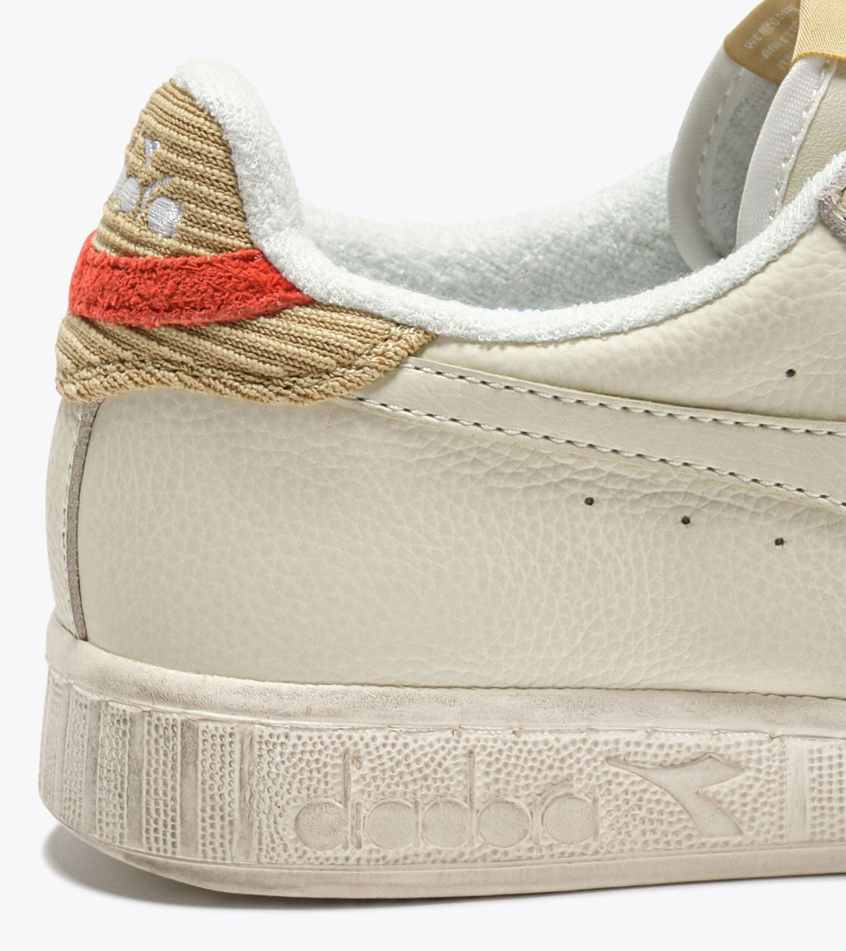 Diadora Game Low Tumble Waxed White/Mojave Desert