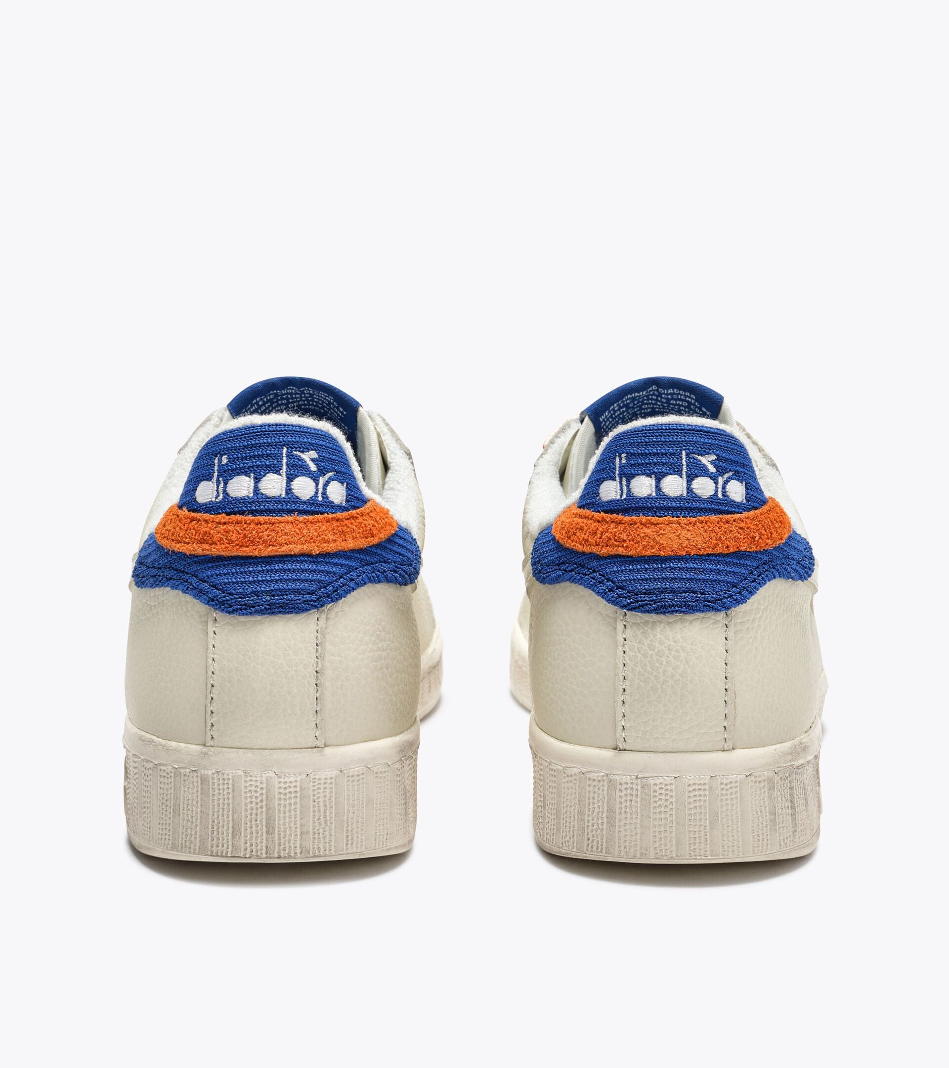 Diadora Game Low Tumble Waxed White/Dazzling Blue