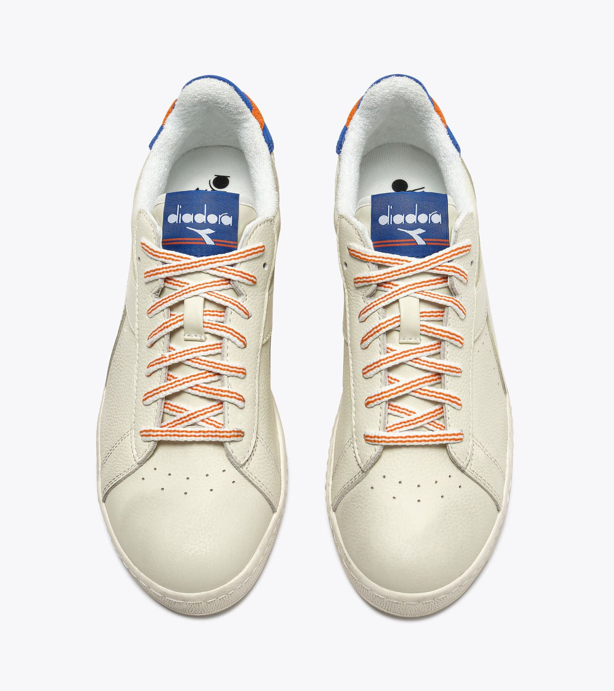 Diadora Game Low Tumble Waxed White/Dazzling Blue