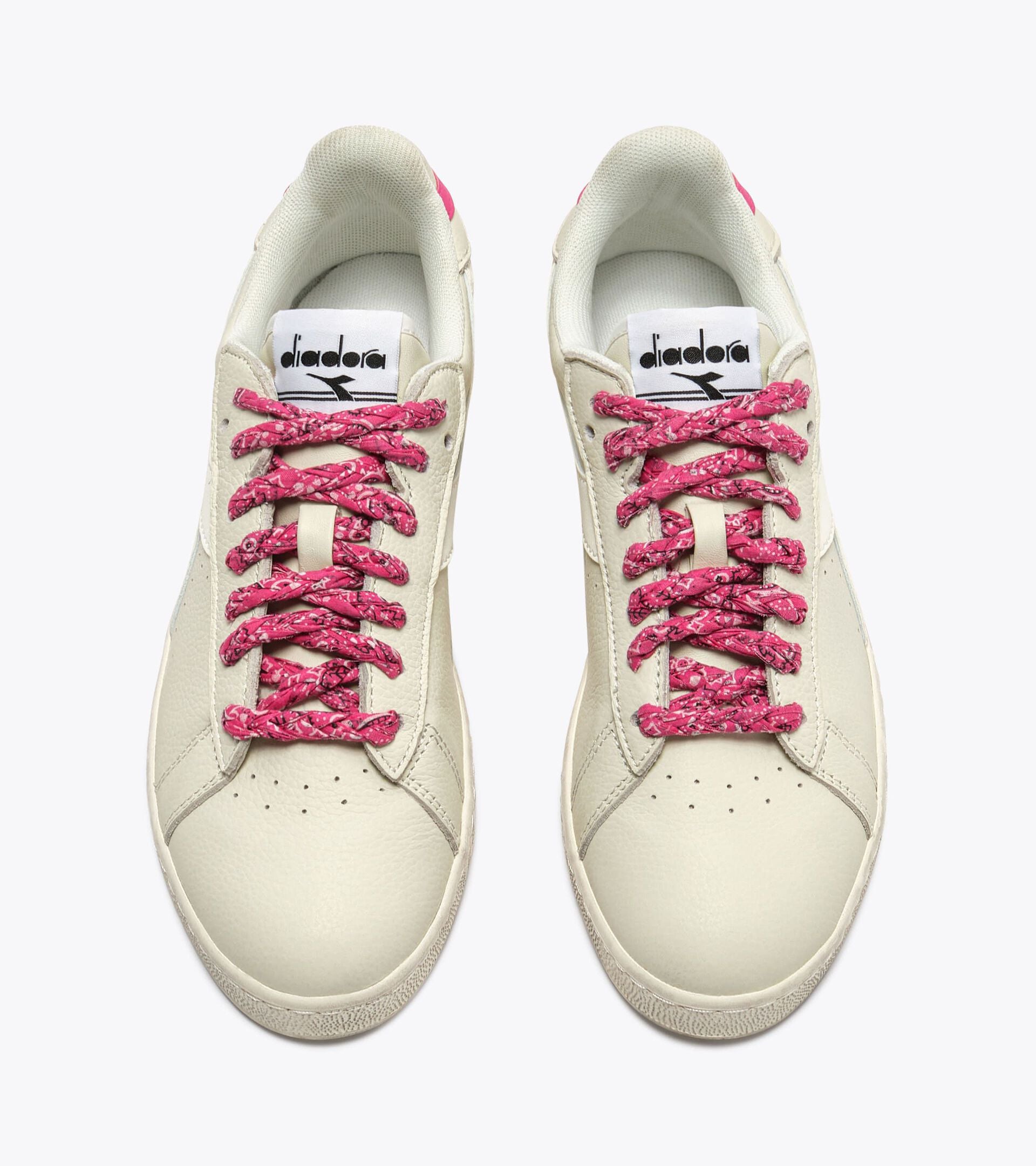 Diadora Game Low Waxed Paisley Wn White/Magenta