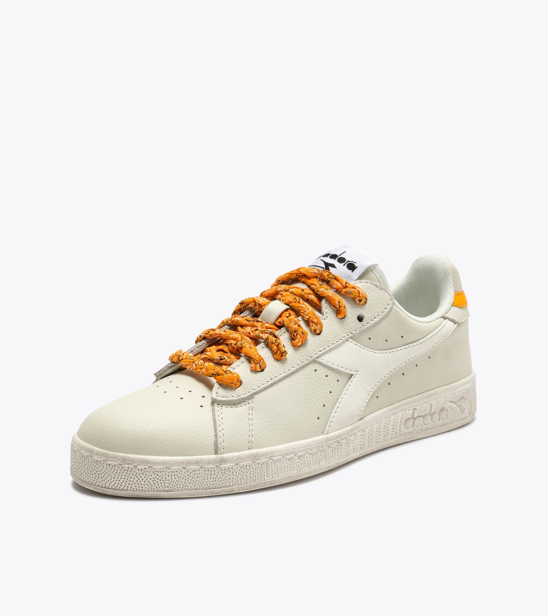 Diadora Game Low Waxed Paisley Wn White/Zinnia