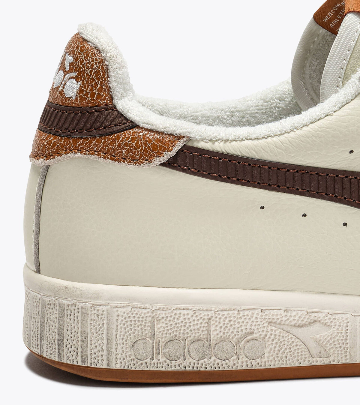 Diadora Game Low Stripes Waxed Shaved Chocolate
