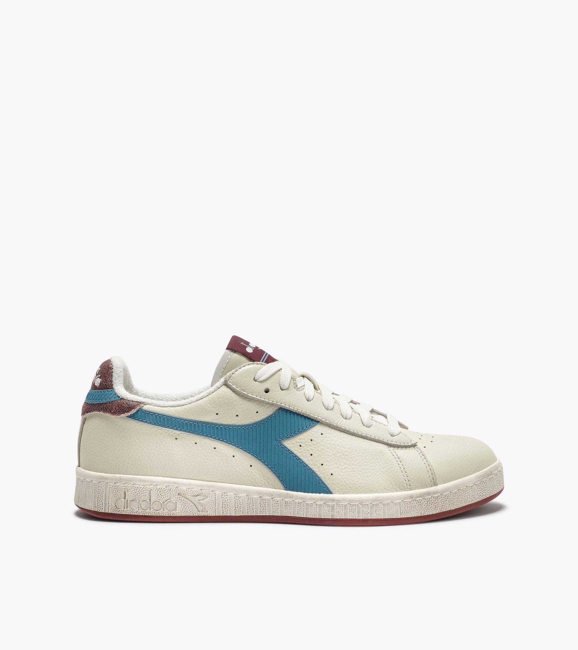 Diadora Game Low Stripes Waxed Sky-Blue Quartz