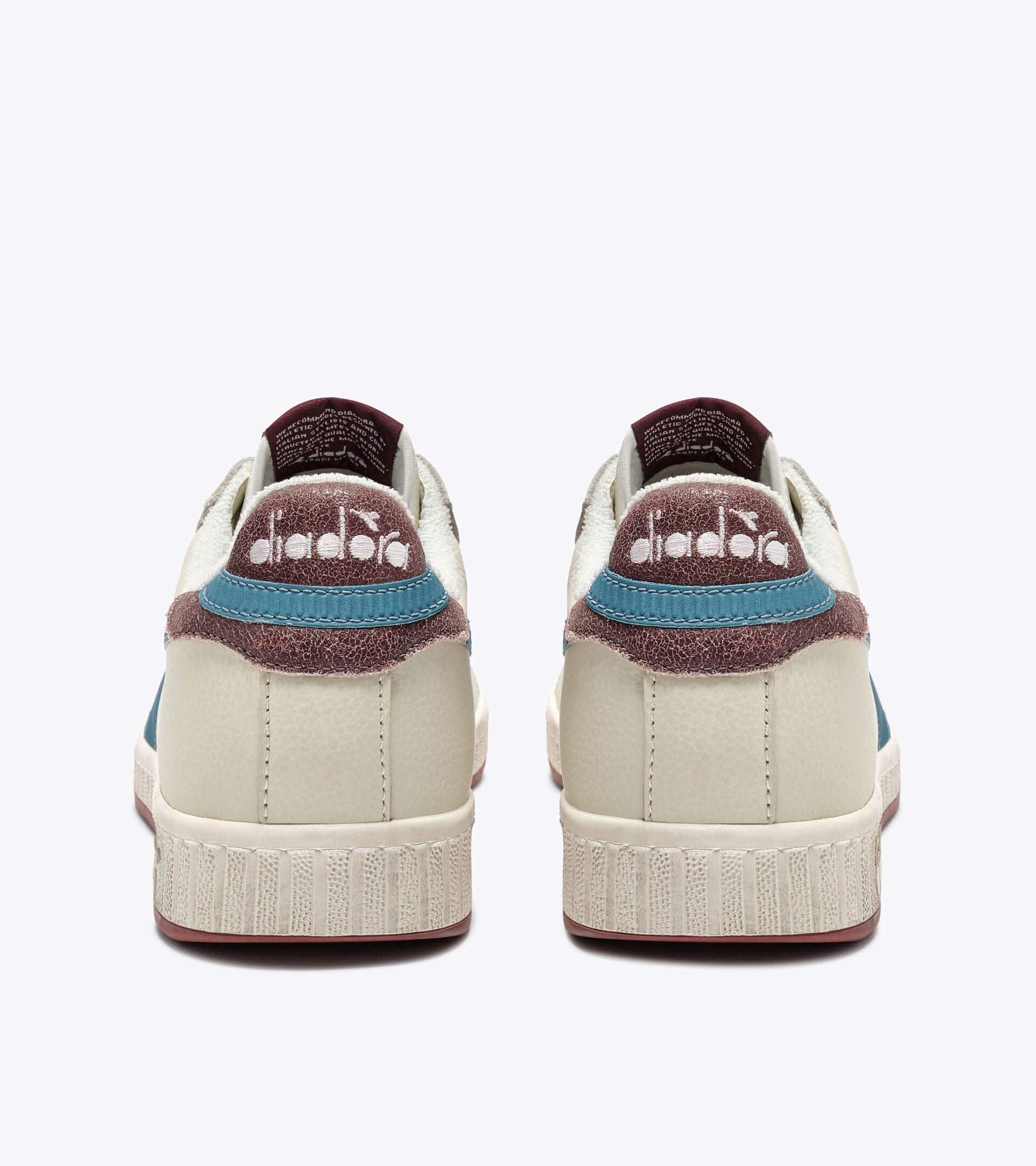 Diadora Game Low Stripes Waxed Sky-Blue Quartz