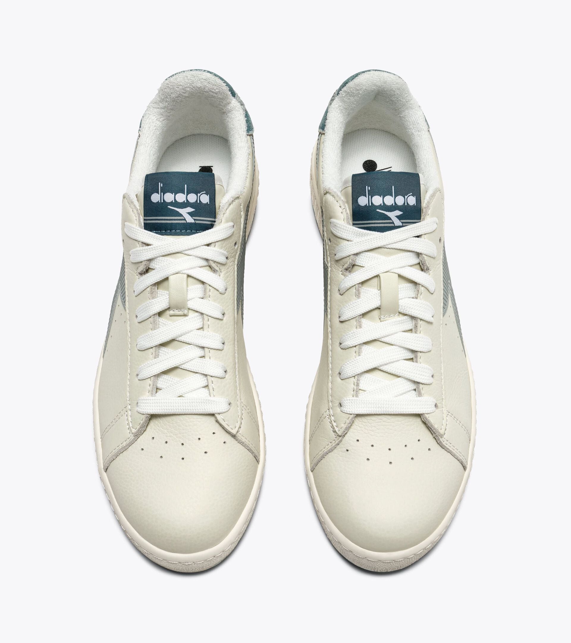 Diadora Game Low Stripes Waxed Green Gray