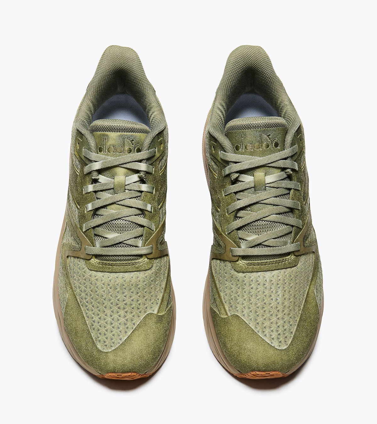 Diadora V7000 Dip Dye Green Lily Pad