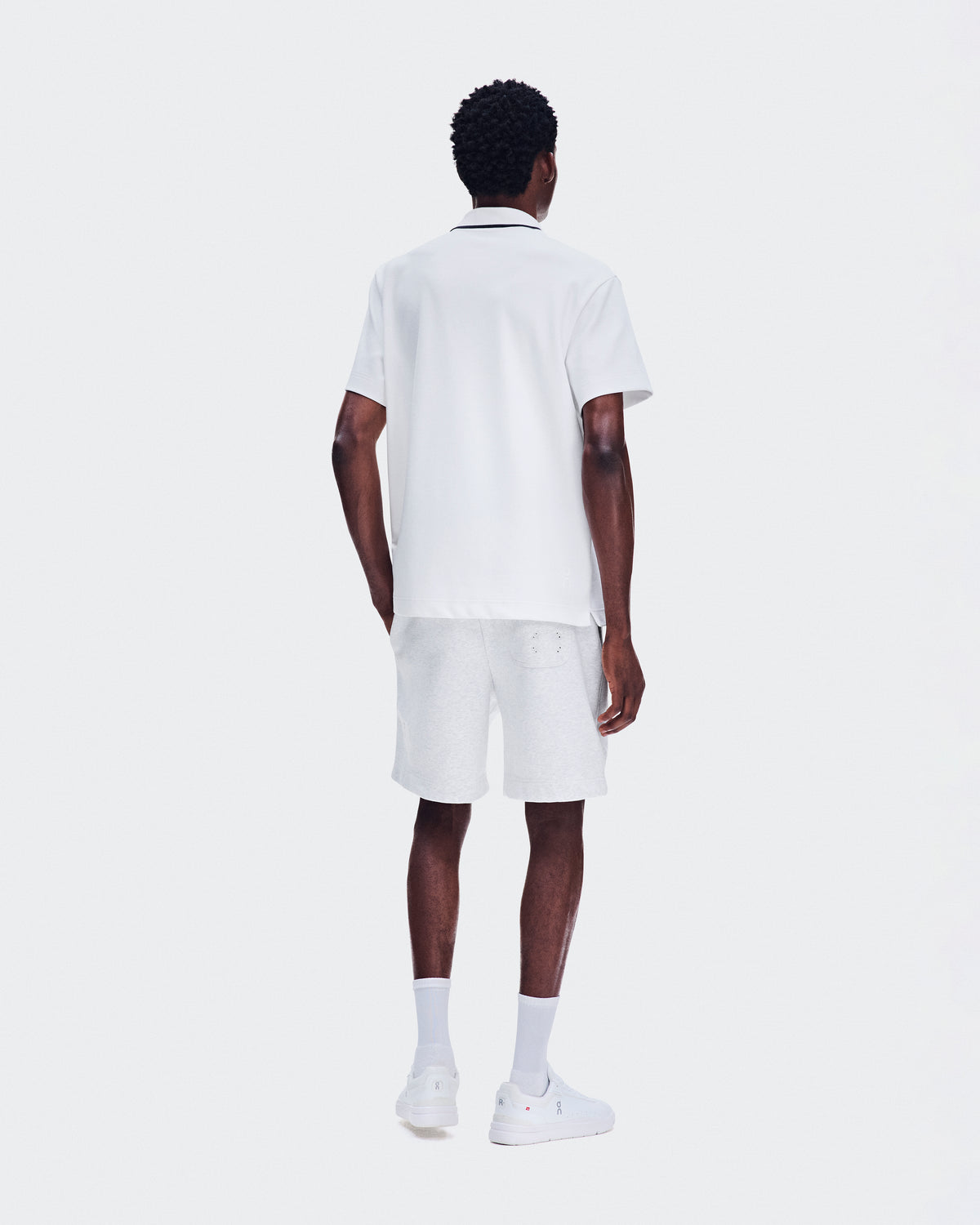 On Courtside Polo All White