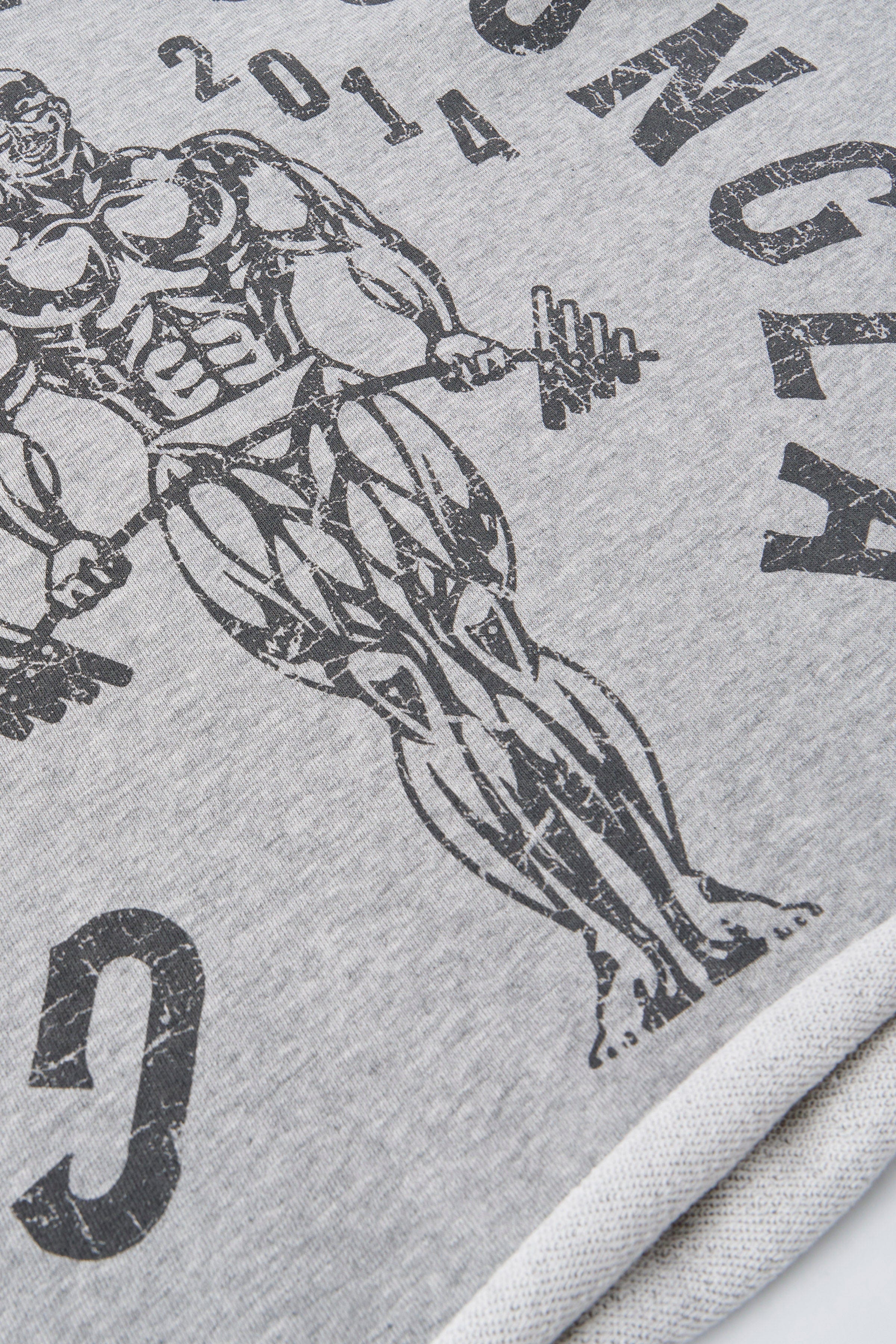 YoungLA 5069 - Golds Gym Vintage Cut Offs Heather Grey