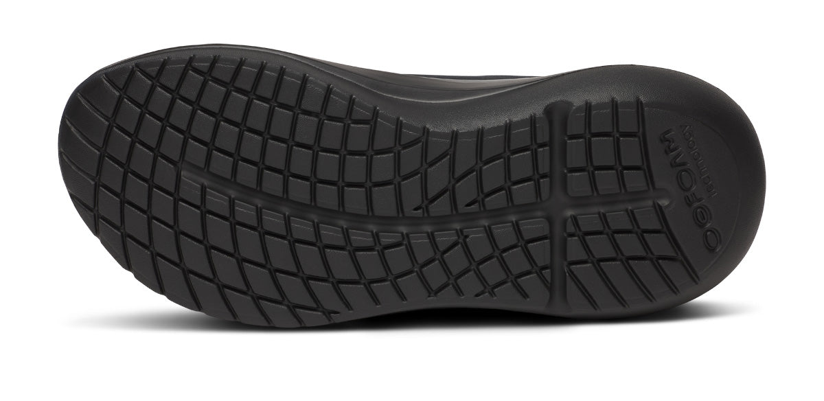 Oofos Women's Lace-Up Shoe Black
