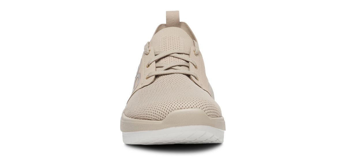 Oofos Women's Lace-Up Shoe White & Nomad