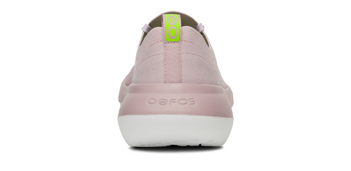 Oofos Women's Lace-Up Shoe White & Stardust