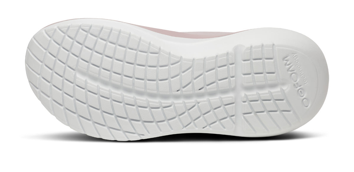 Oofos Women's Lace-Up Shoe White & Stardust
