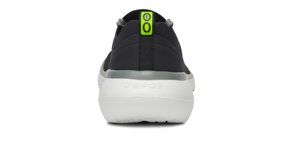 Oofos Women's Lace-Up Shoe White & Black