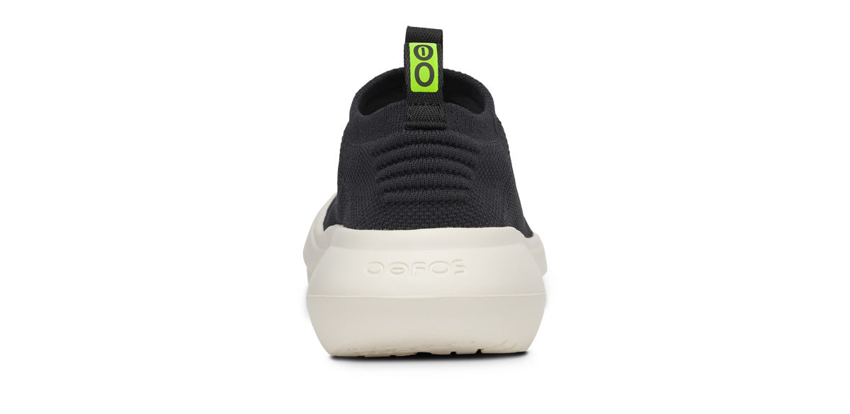 Oofos Women's Slip-On Shoe Chalk & Black