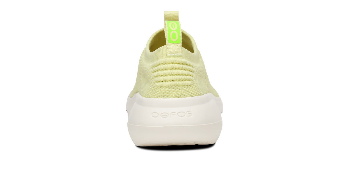 Oofos Women's Slip-On Shoe Chalk & Lemongrass