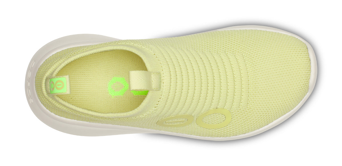Oofos Women's Slip-On Shoe Chalk & Lemongrass