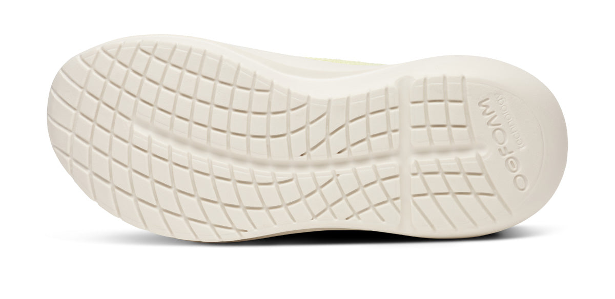 Oofos Women's Slip-On Shoe Chalk & Lemongrass