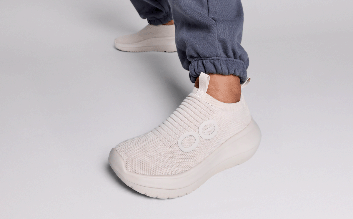Oofos Women's Slip-On Shoe Chalk