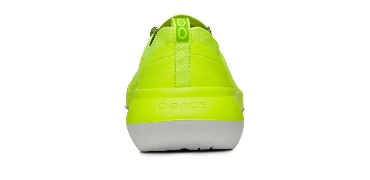Oofos Men's Lace-Up Shoe White & Electro