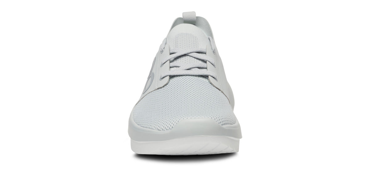 Oofos Men's Lace-Up Shoe White & Glacier
