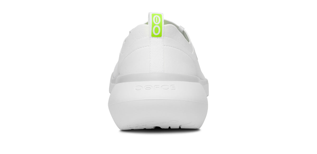 Oofos Men's Lace-Up Shoe White
