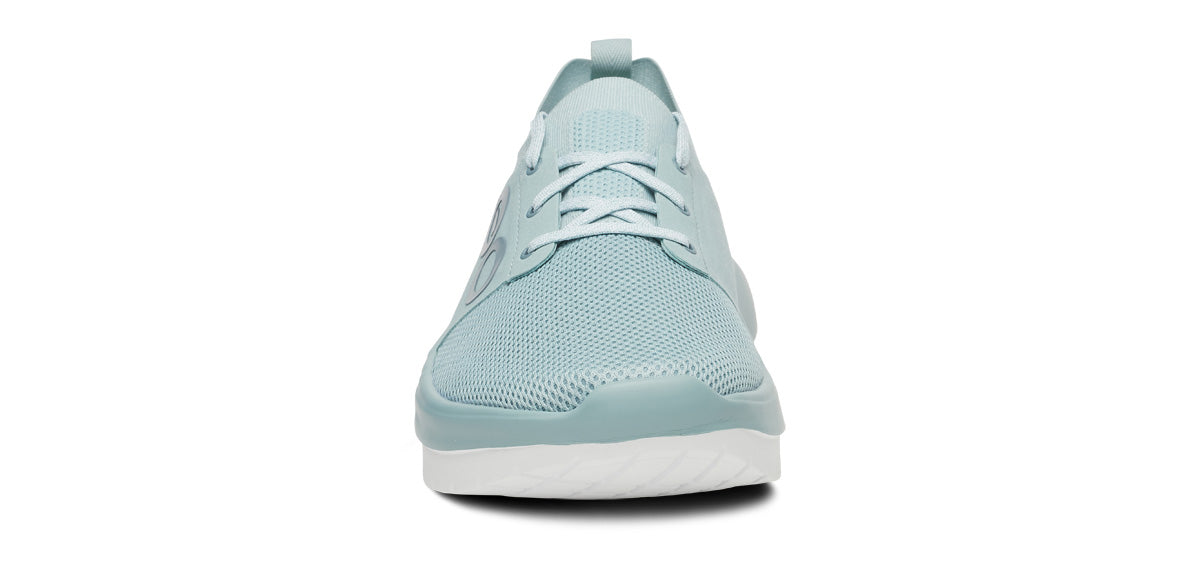 Oofos Men's Lace-Up Shoe White & Mist