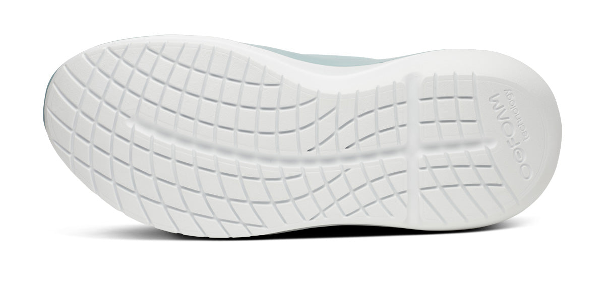 Oofos Men's Lace-Up Shoe White & Mist