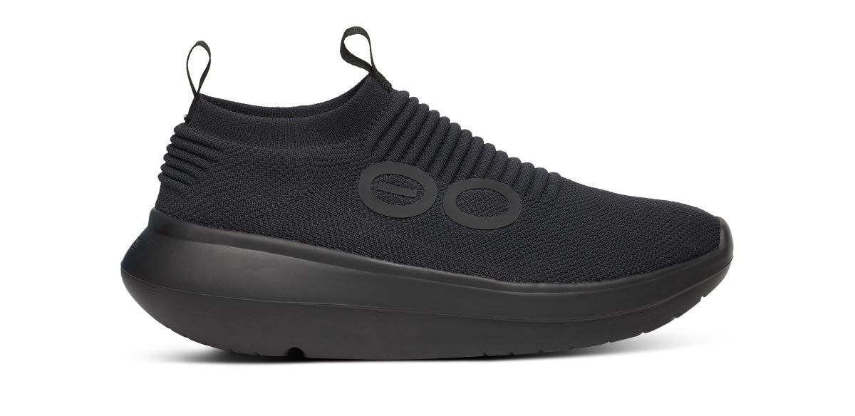 Oofos Men's Slip-On Shoe Black