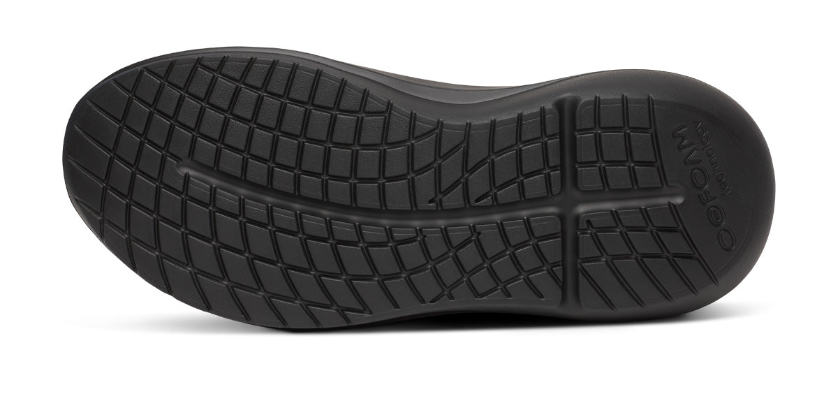 Oofos Men's Slip-On Shoe Black