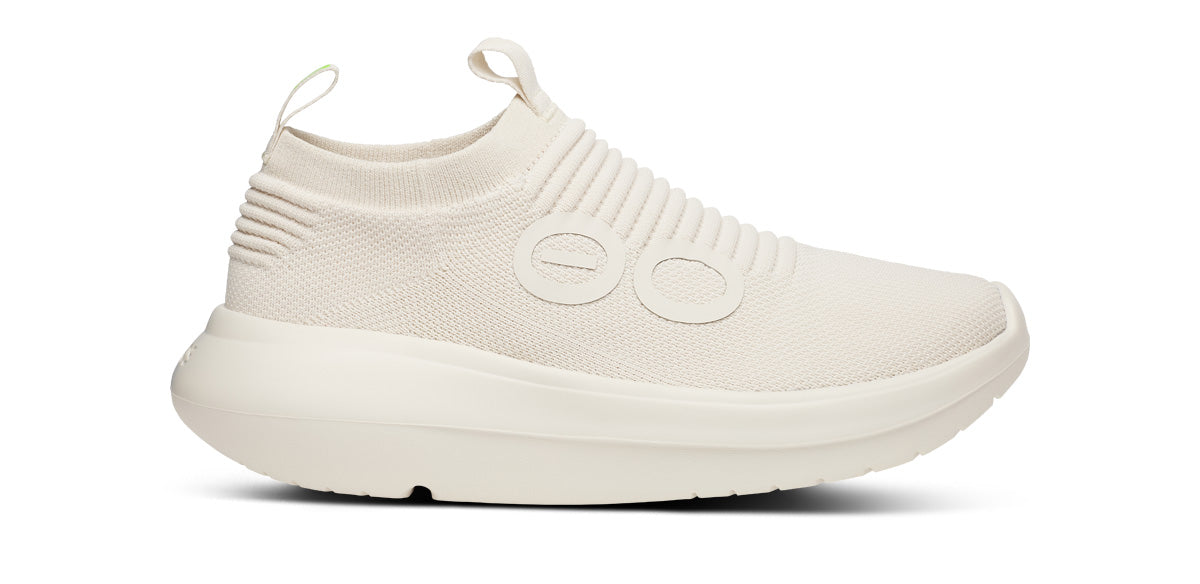 Oofos Men's Slip-On Shoe Chalk