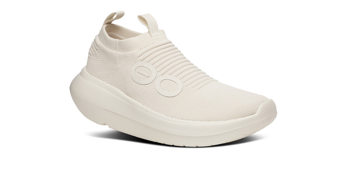 Oofos Men's Slip-On Shoe Chalk