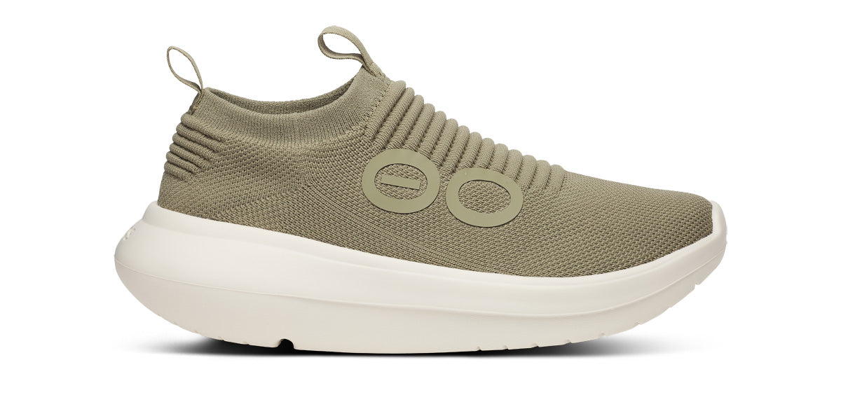 Oofos Men's Slip-On Shoe Chalk & Foliage