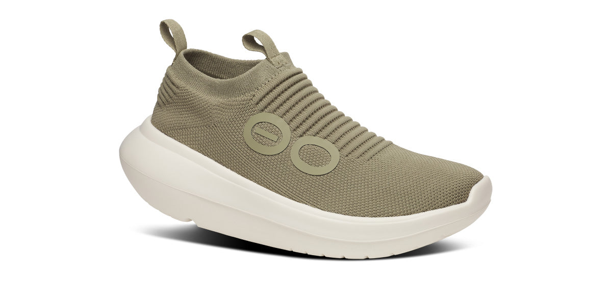 Oofos Men's Slip-On Shoe Chalk & Foliage