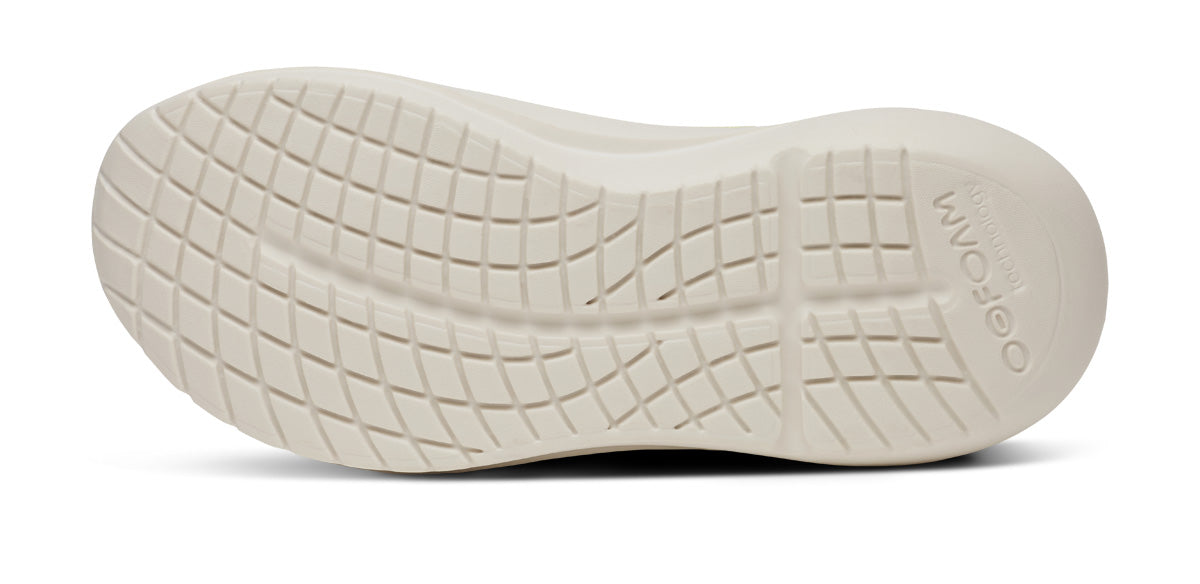 Oofos Men's Slip-On Shoe Chalk & Sunburst