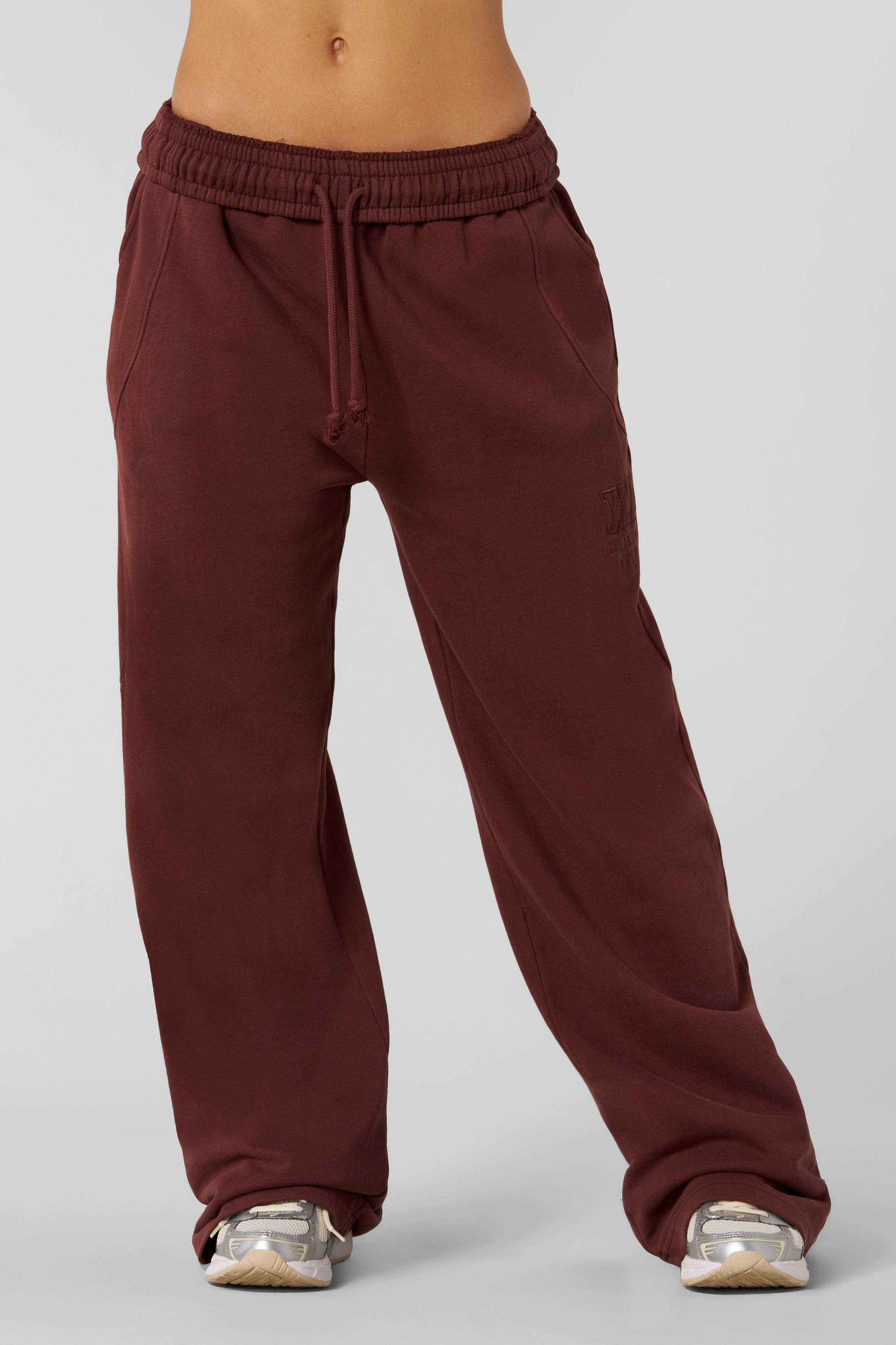 YoungLA W241 - Mineral Joggers Brick Red