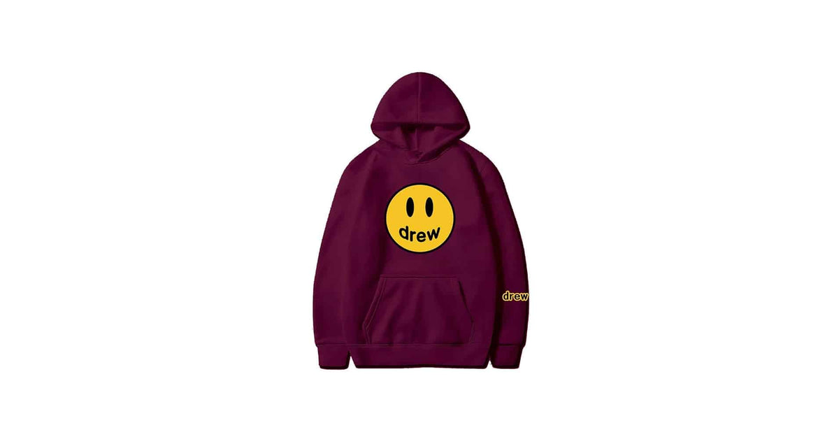 Drew House Jasmy Hip Hop Smiley Face Hoodies