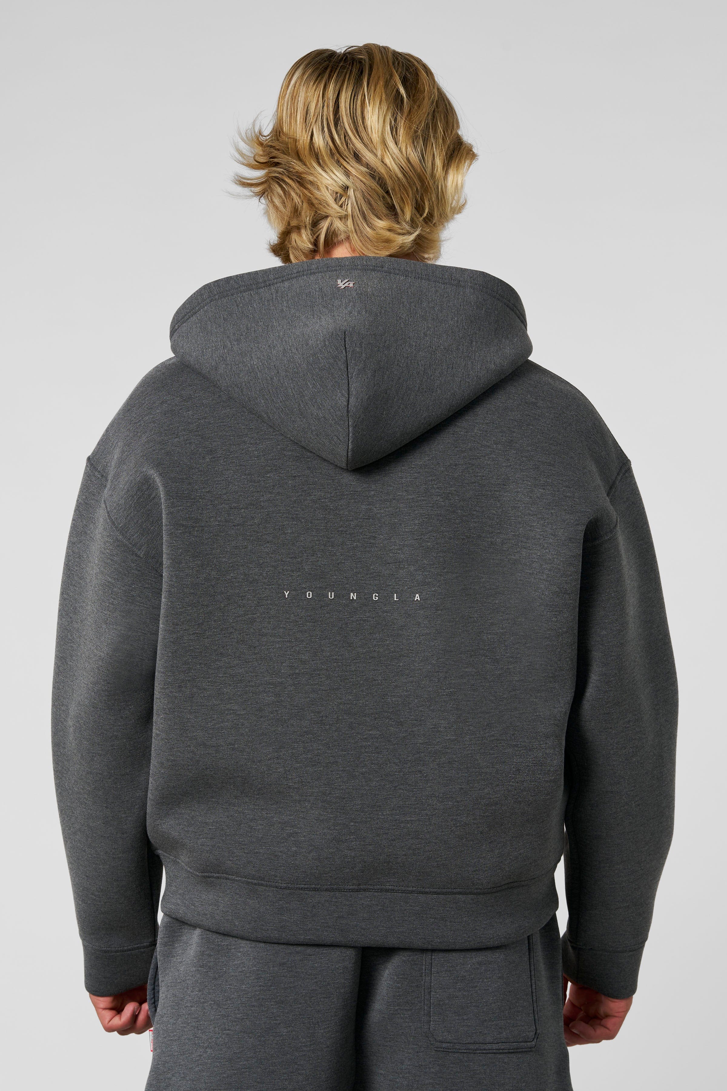 YoungLA 5156 - Scuba Zip-ups Charcoal Heather