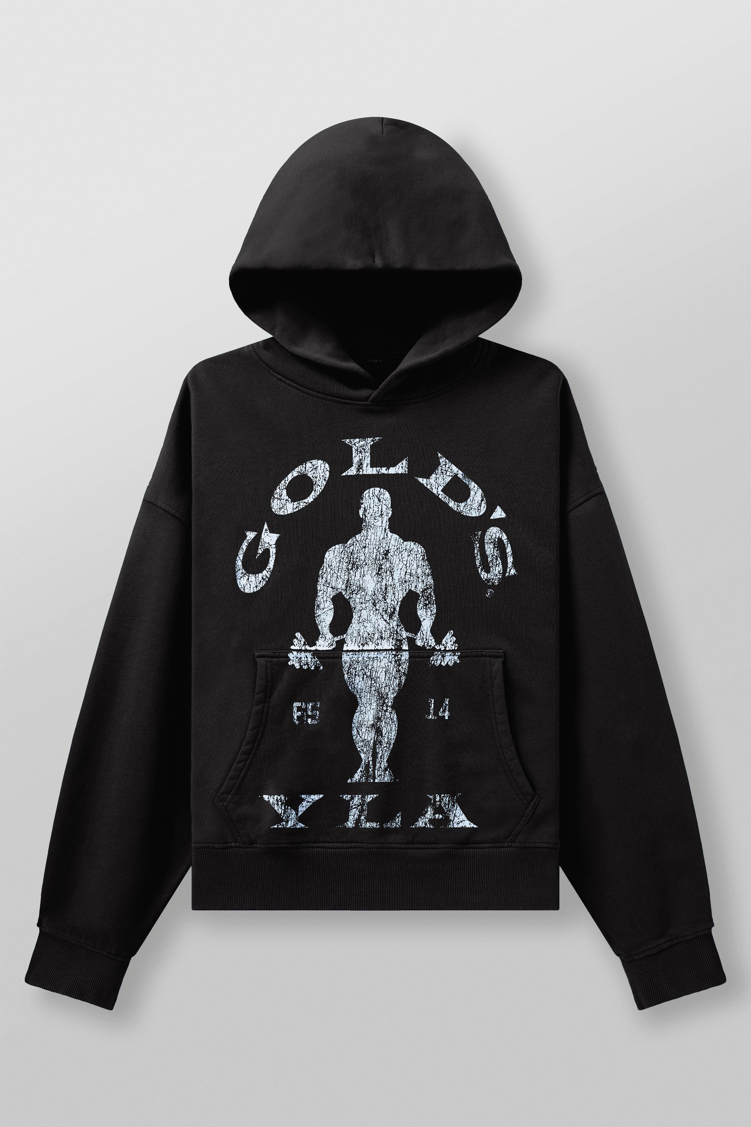 YoungLA 5161 - Golds Gym Classic Pullovers Black Wash