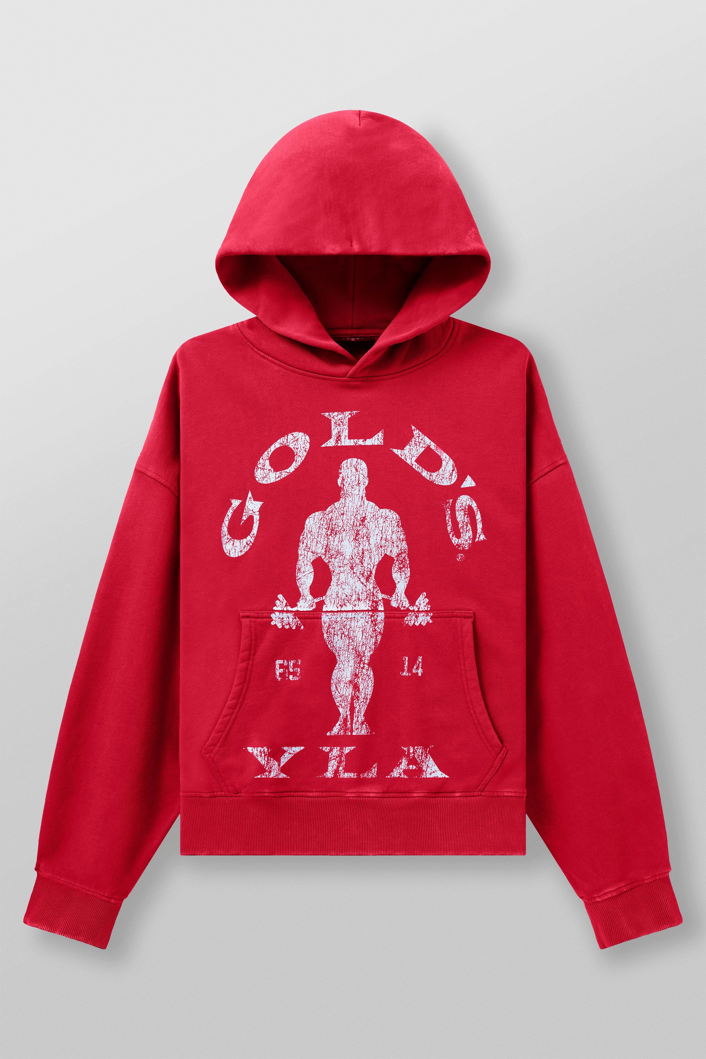 YoungLA 5161 - Golds Gym Classic Pullovers Red Wash