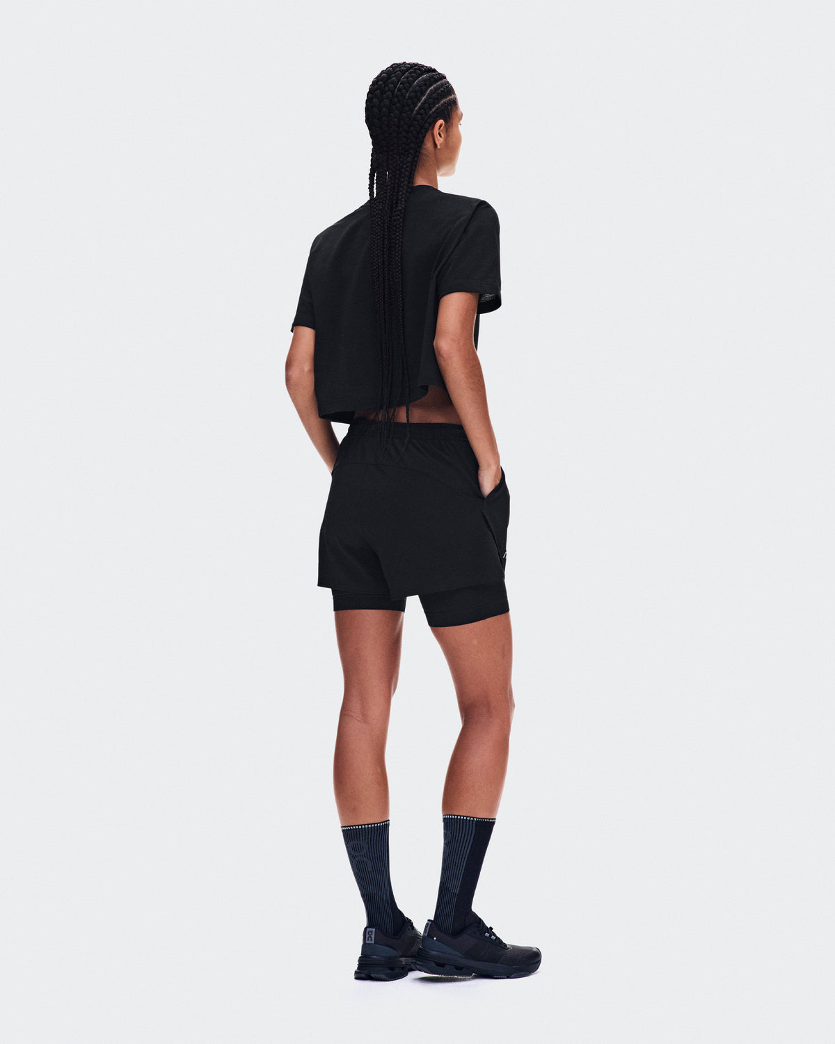 On Train 2-In-1 Shorts Black (Women'S)