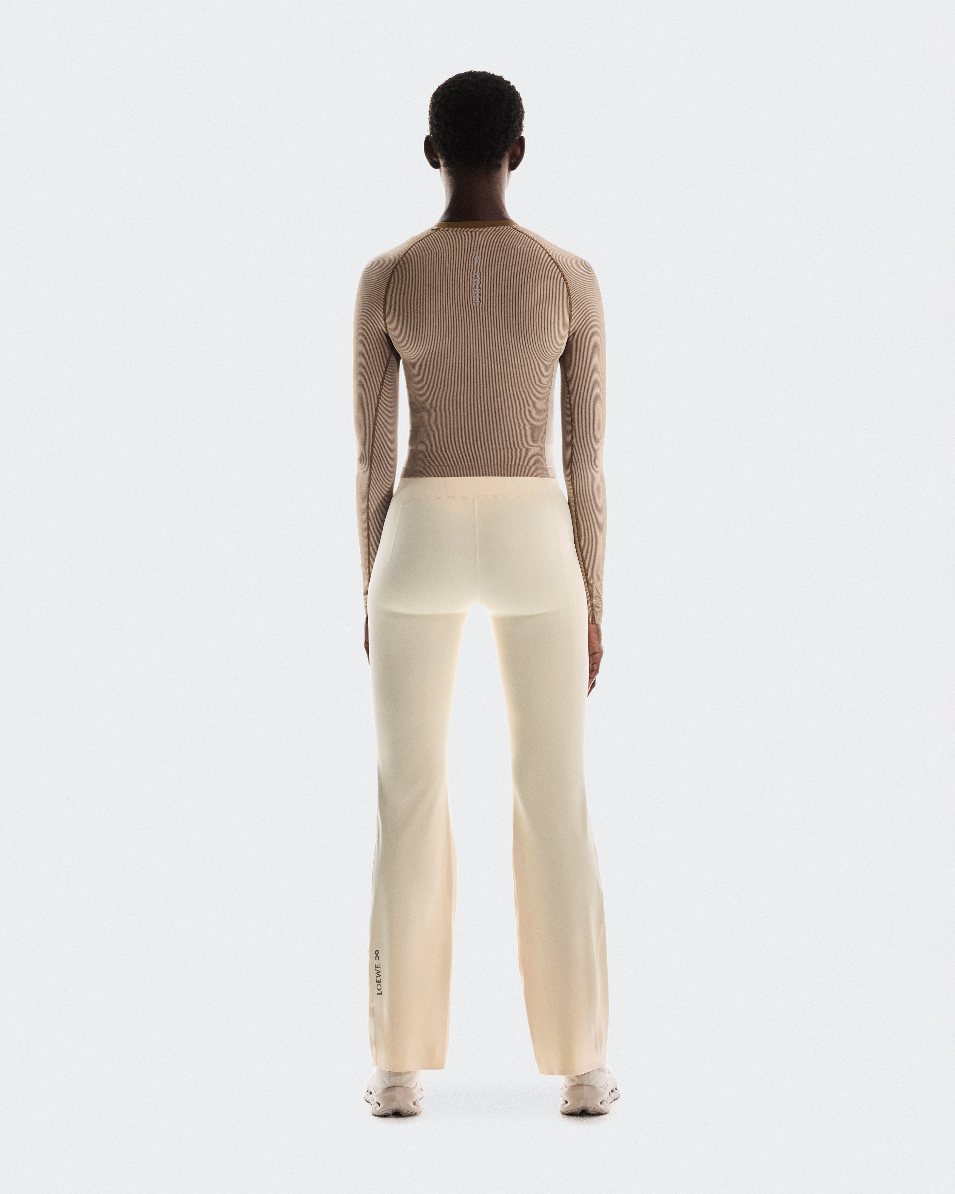On Soft Bootleg Pants Loewe Ivory (Women'S)