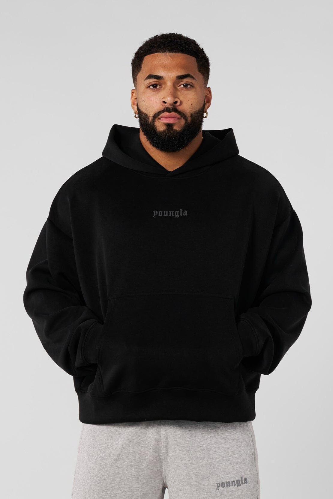 YoungLA 5216 - Soft AF Pullovers Black