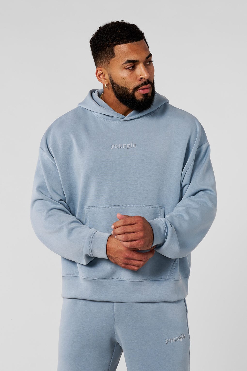 YoungLA 5216 - Soft AF Pullovers Sky Blue