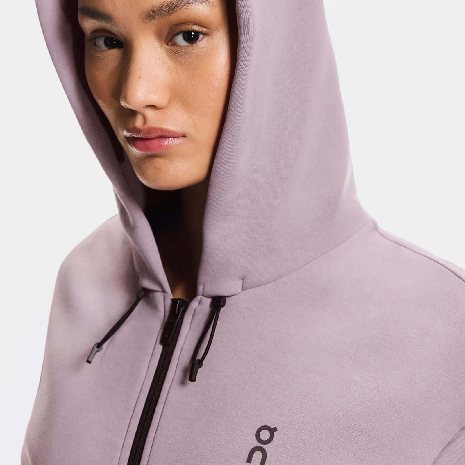 On Focus Tech Zip Hoodie Heron (Women'S)