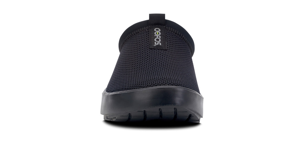 Oofos Women's Mesh Slipper Black