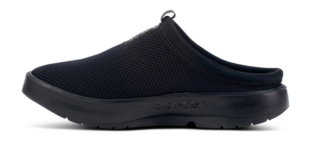 Oofos Women's Mesh Slipper Black