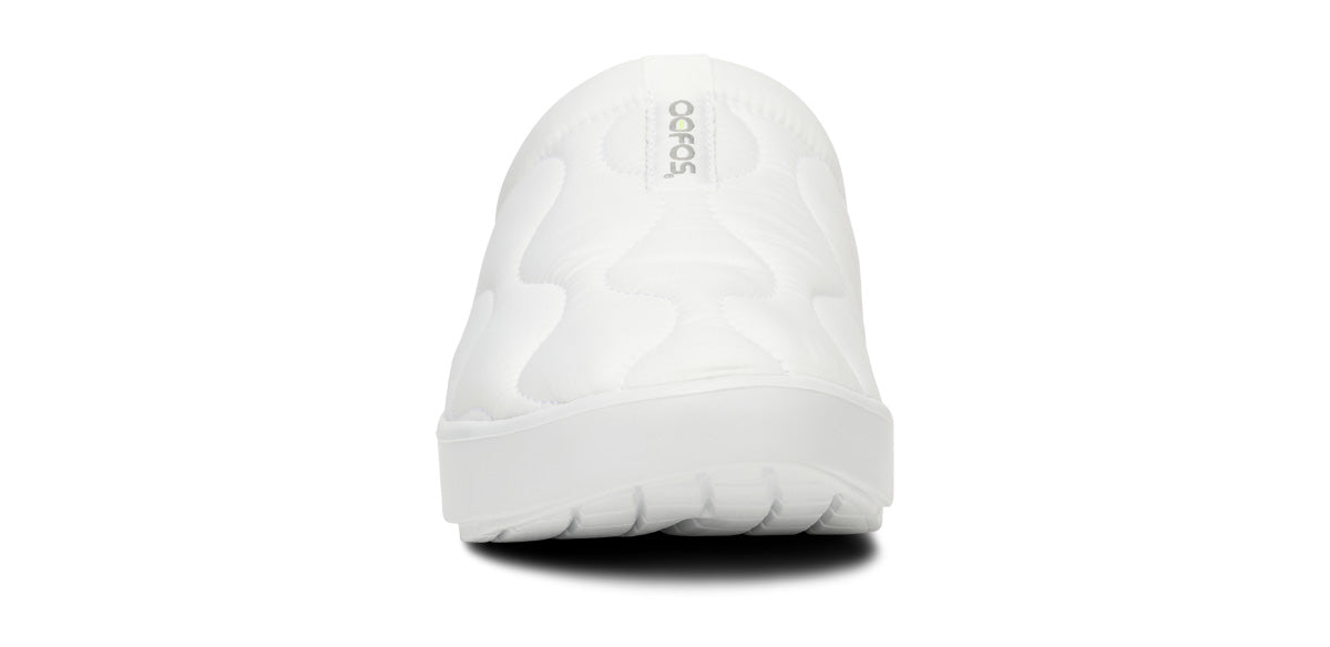 Oofos Women's Primaloft Slipper White Thermo