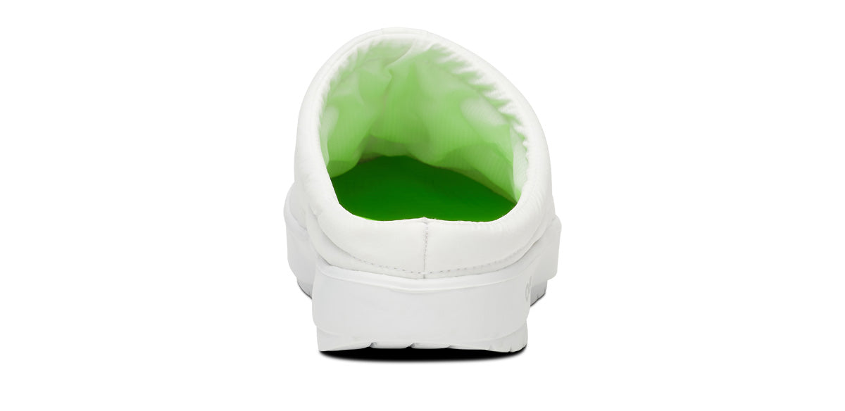 Oofos Women's Primaloft Slipper White Thermo